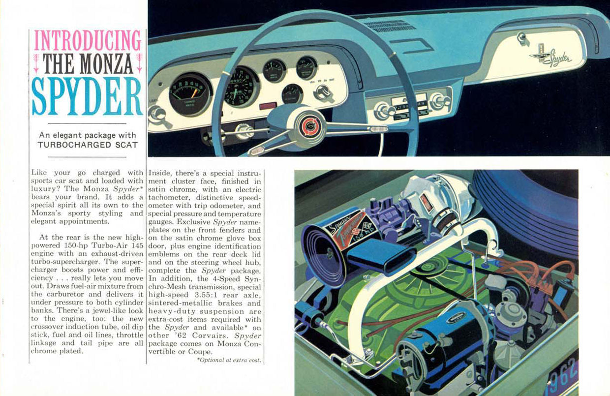 1962 Chevrolet Corvair Monza Convertible Brochure Page 6